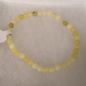 Lemon Jade Stretch Bracelet
